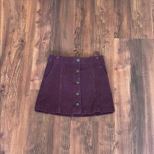 Forever 21 Deep Purple Mini Skirt
